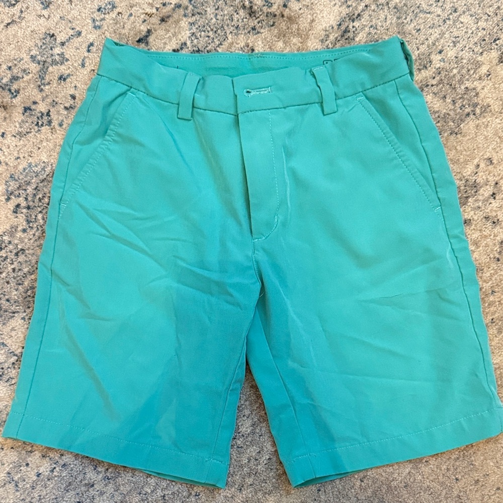 Vineyard Vines Aqua Flat Front Shorts